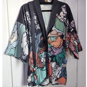 MDN ~ Graphic Kimono ~ Large ~ (Worn Once)